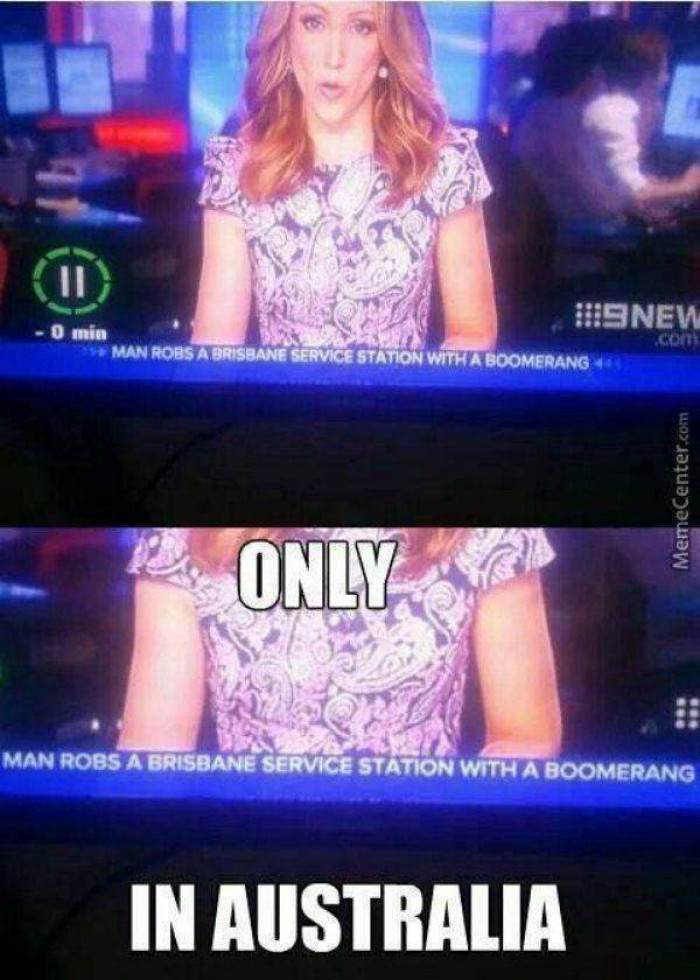 27. ONLY in Australia