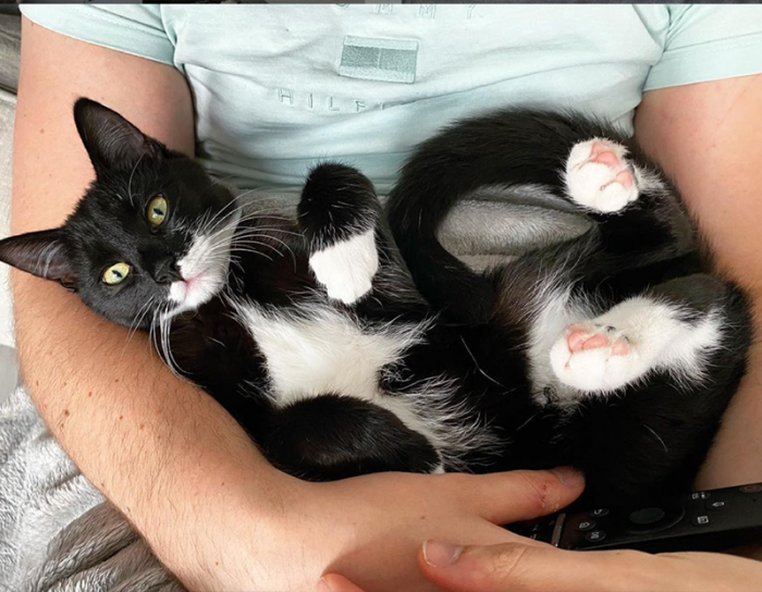 He always wants to be babied.