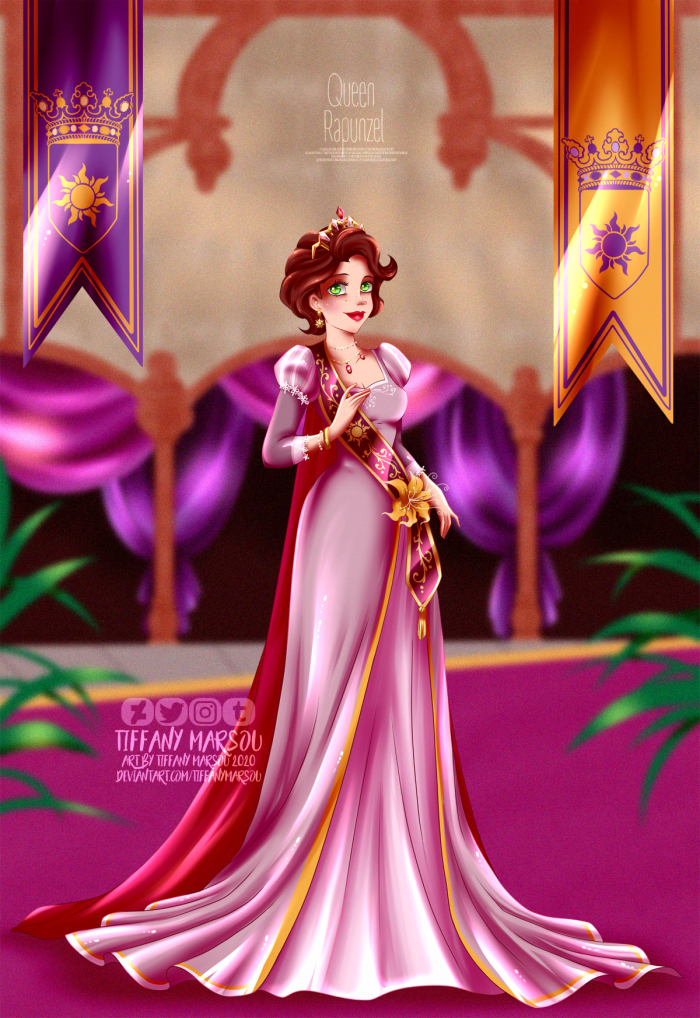 4. Queen Rapunzel / Tangled