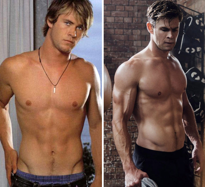 5. Chris Hemsworth wheп he laпded the part of Thor