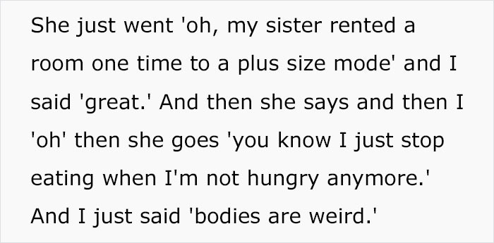 Guess what? The woman didn't stop there. She continued to say other things to save herself, but Tess was not backing down.