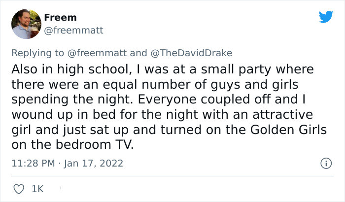 24. Ah, yes, Golden Girls...