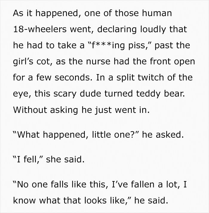 It turns out the big tough guys turned into big softies almost immediately.