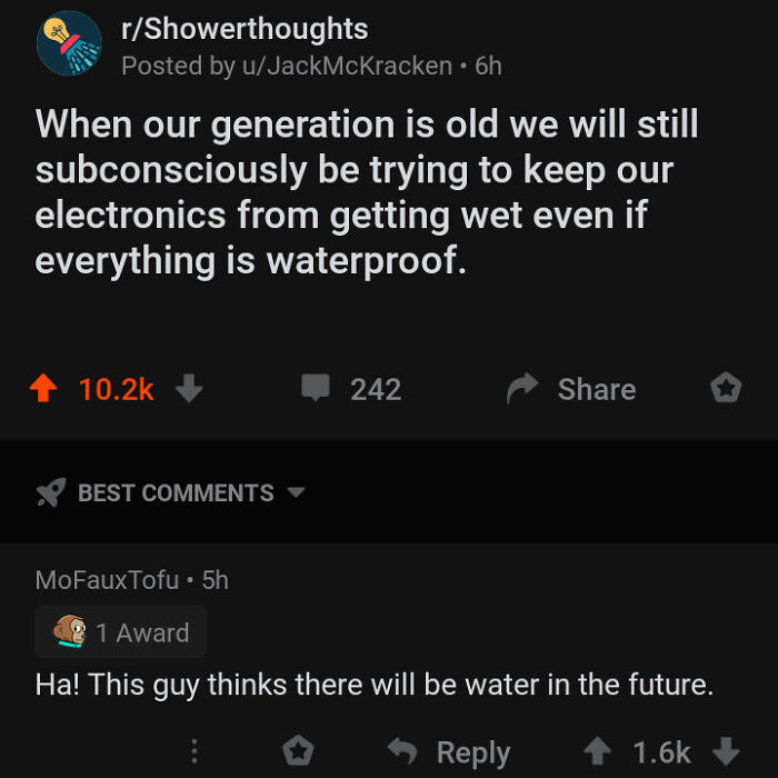 4. Of course, there will be water in the future, huh?