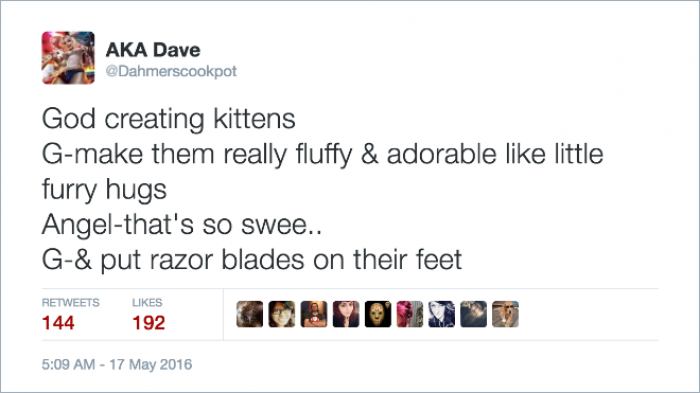 Chimps, praying mantis, and mosquitoes shown as exaggerated imagined animals