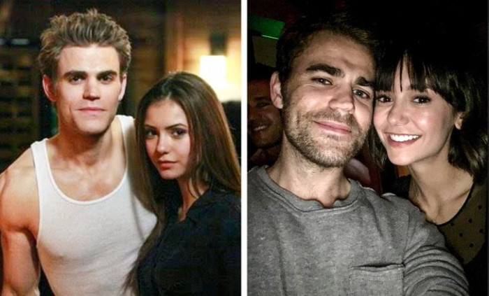 5. Nina Dobrev and Paul Wesley played a couple in the show Vampire Diaries and they even had a little romance outside of the show.