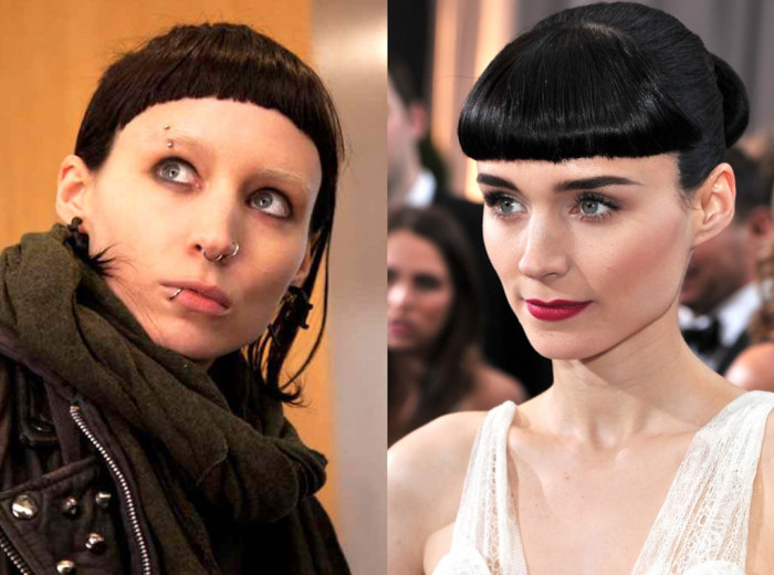 17. Rooney Mara (The Girl with the Dragon Tattoo)