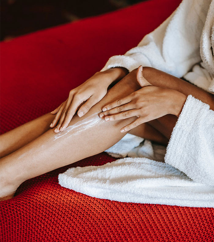 33. Moisturizer goes everywhere.