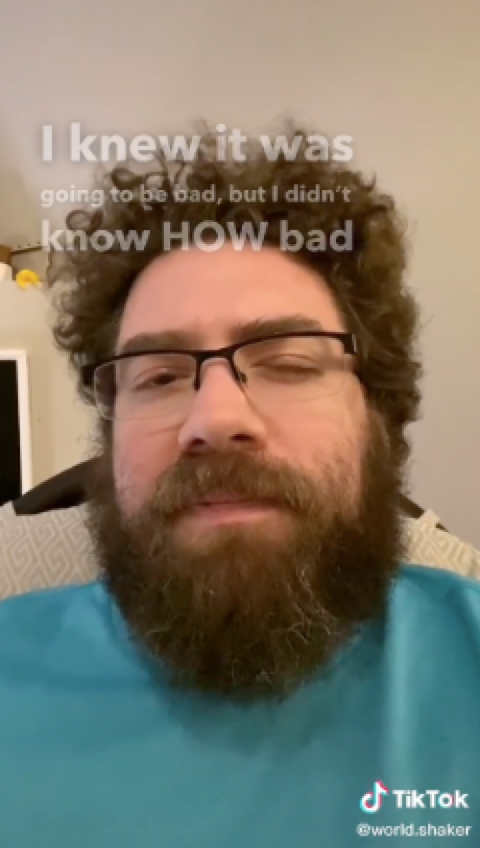 @world.shaker, a father and TikTok user, has gone viral for his perspective on the situation.