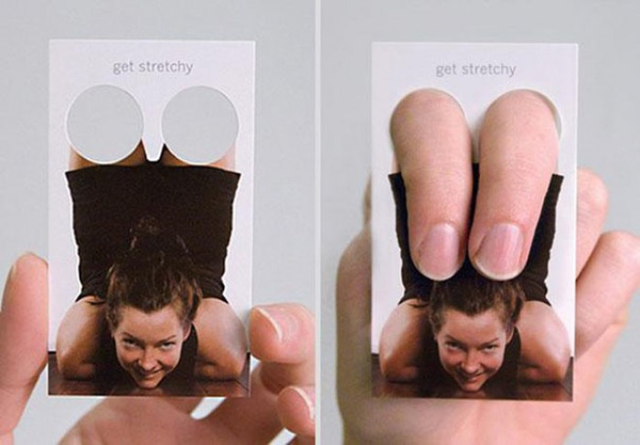 27. Don't let personal trainers get all the clever credit, check out this Yoga trainer's card