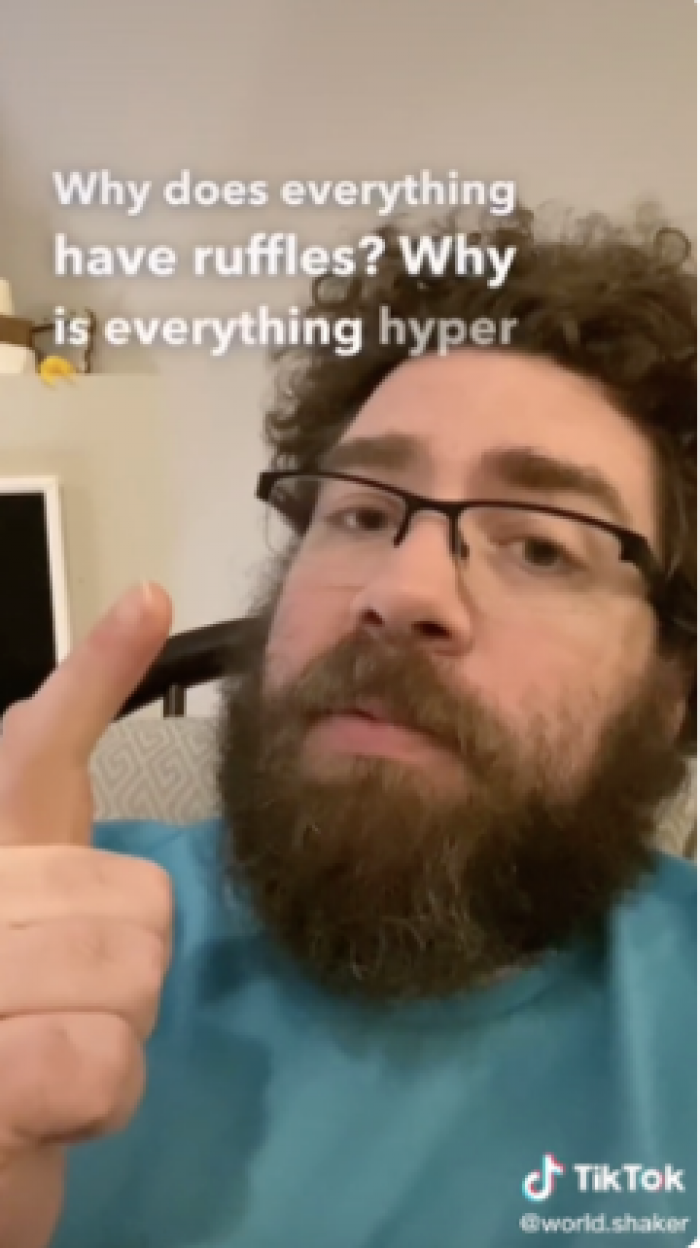 According to Michael, girls' clothes are a significant part of the problem.