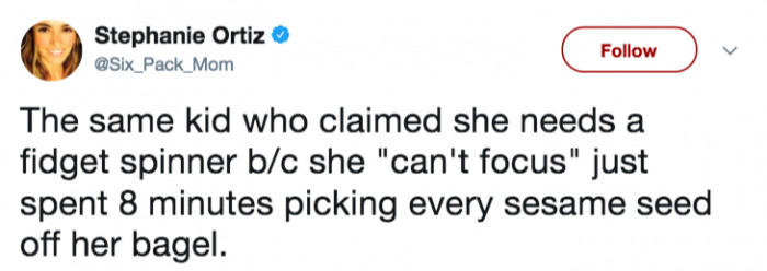 So... the fidget spinner is working?