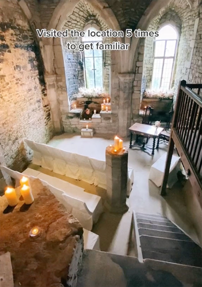 They visited the location five times to familiarize themselves with it and to monitor potential sources of sensory overload.