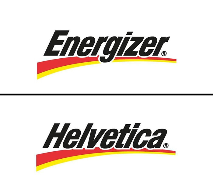 5. Energizer and Helvetica