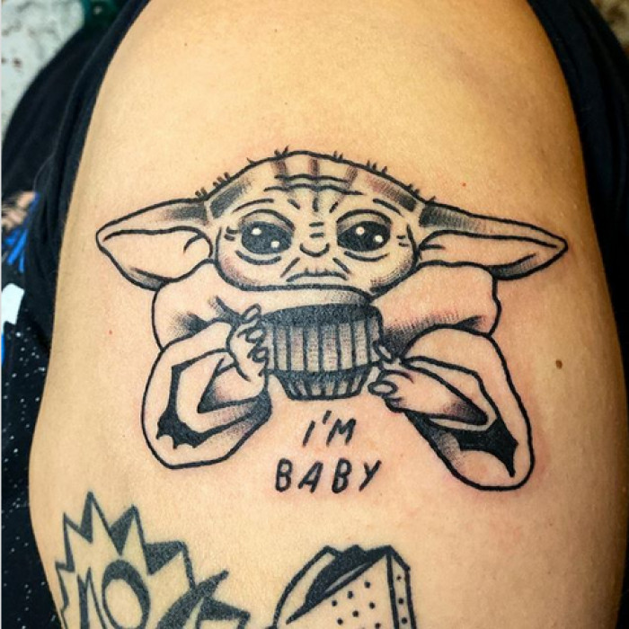Insanely Adorable Baby Yoda Tattoos (Yes, Already.)