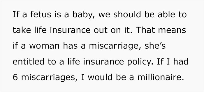 We should take life insurance on a fetus