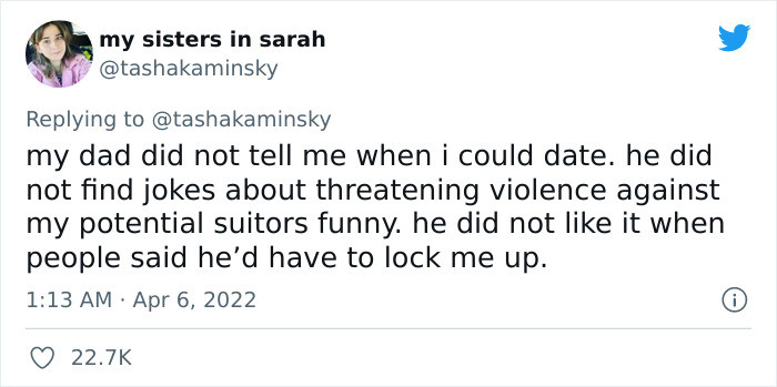 I think some daughters would definitely appreciate it if their dads took this advice.