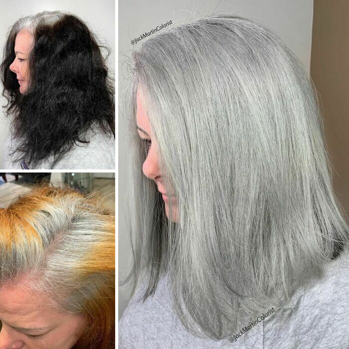 “Silver is the new blond,” says Jack Martin.