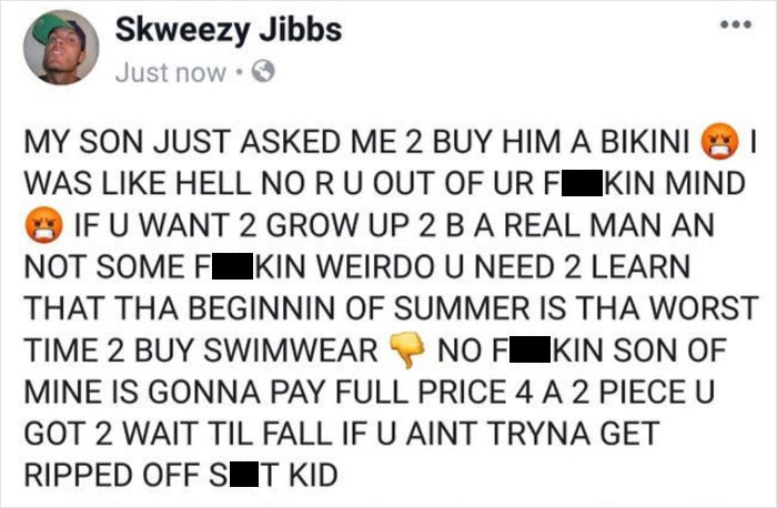 31. Practical tip from a very nice dad.