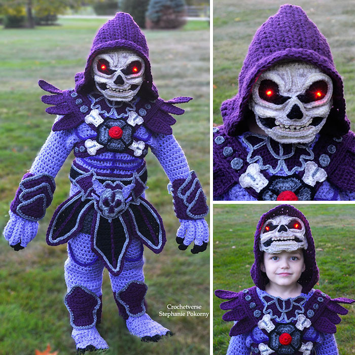 3. Crochet Skeletor Costume