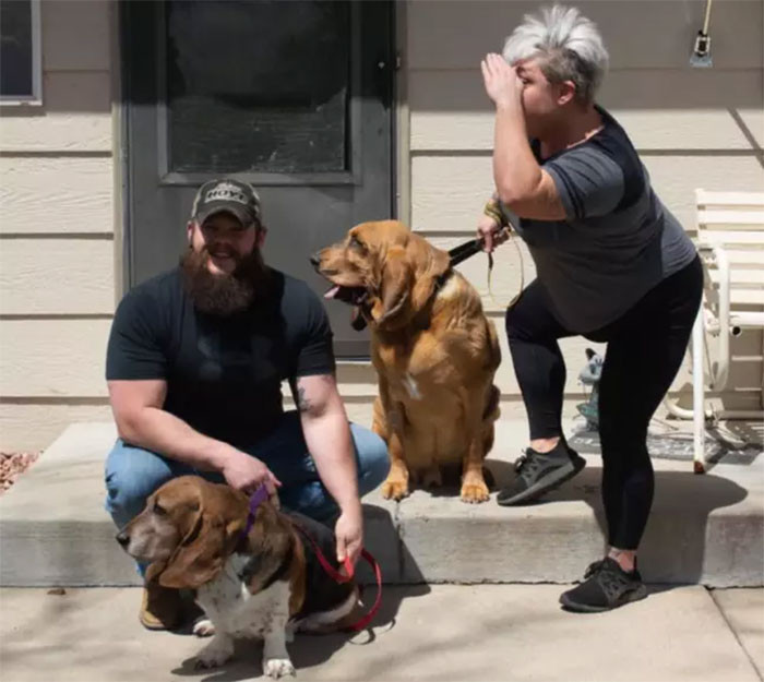 Love the family photo op.