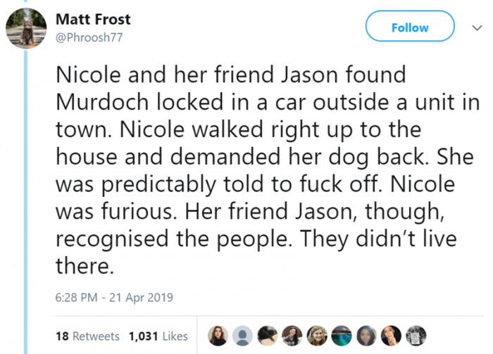 They started investigating around town.