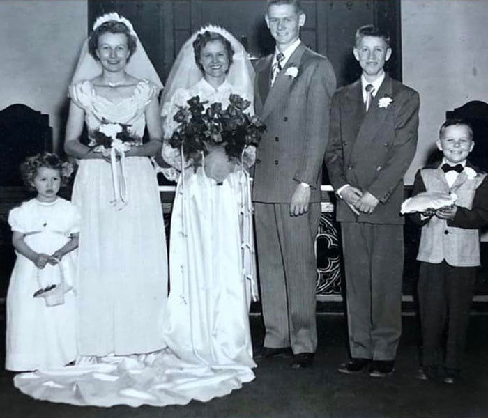 3. They got married on January the 6th, 1952, at First Lutheran Church in Mitchell, South Dakota. 