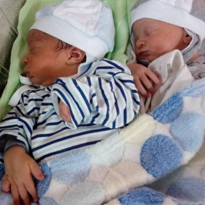 Daniel and David were born on February 26, 2019 and they surprised everyone
