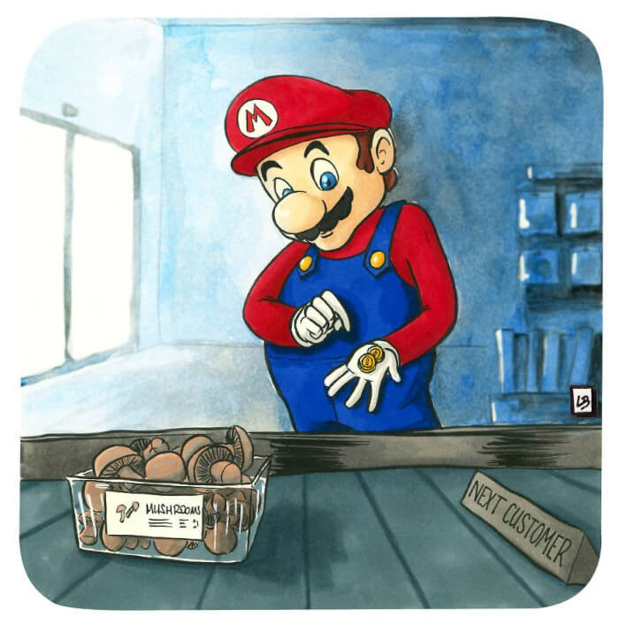 #4 Mario - Mushrooms