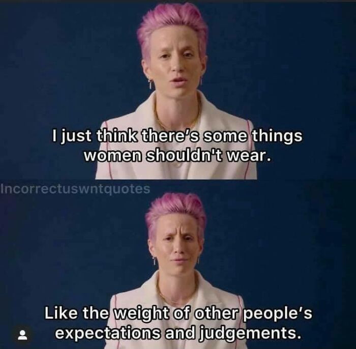 11. What women shouldn't wear