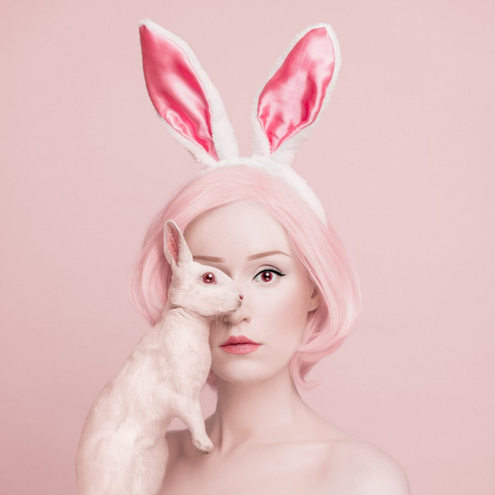 1. Pink bunny