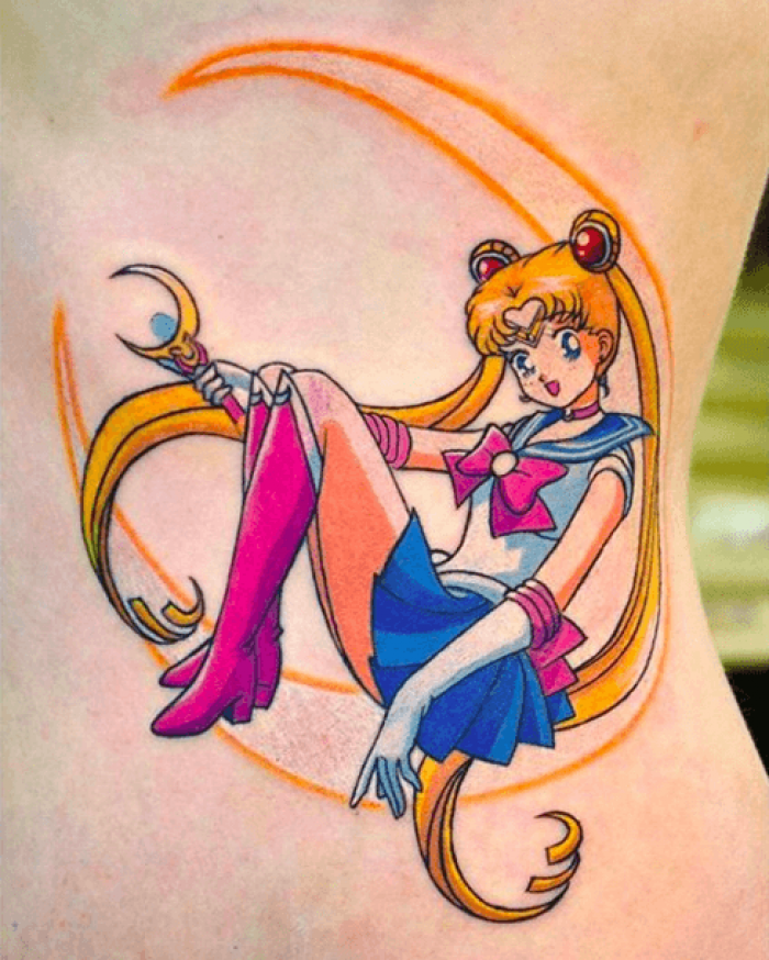 There was no need to try to SAILOR sell her this tattoo idea She was  sold instantly kawaii giggle Big thanks to beirya for trusting   Instagram