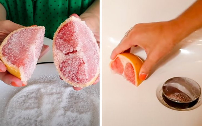 A chemical-free bathtub cleaner.