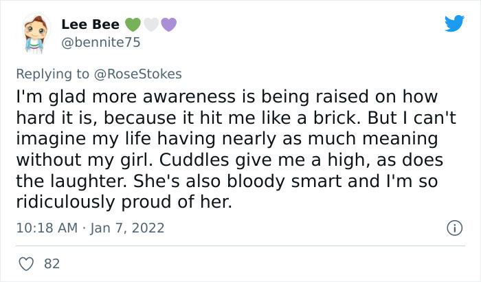 Having children makes parents proud.