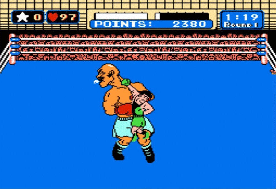 Punch-Out!!! is a boxing sports fighting video game.