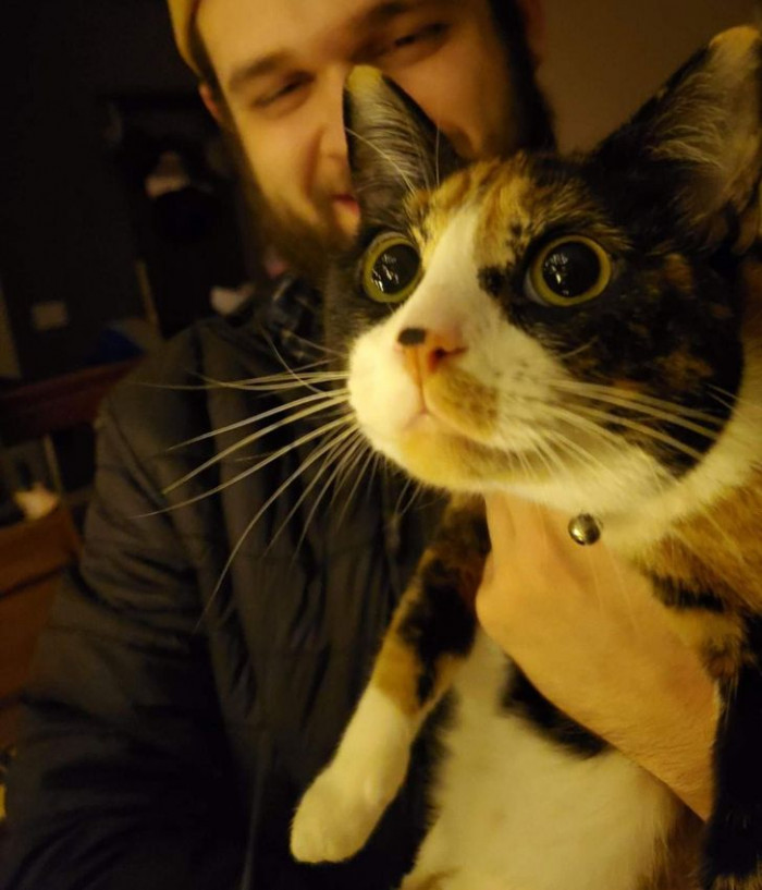 13. Seeing a Christmas tree for the first time. She already adores it.