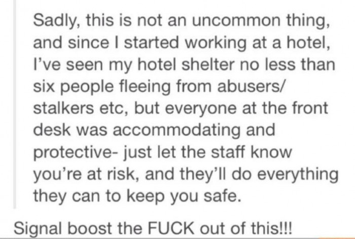 They will keep you safe!