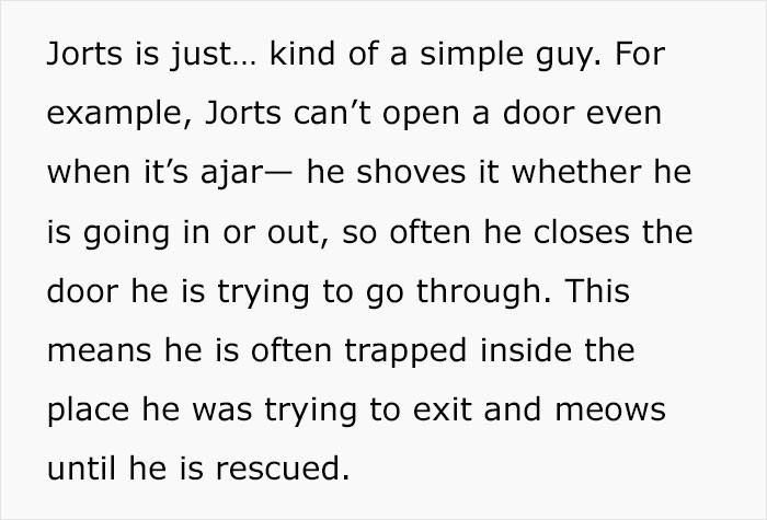 Jorts is a... simple guy