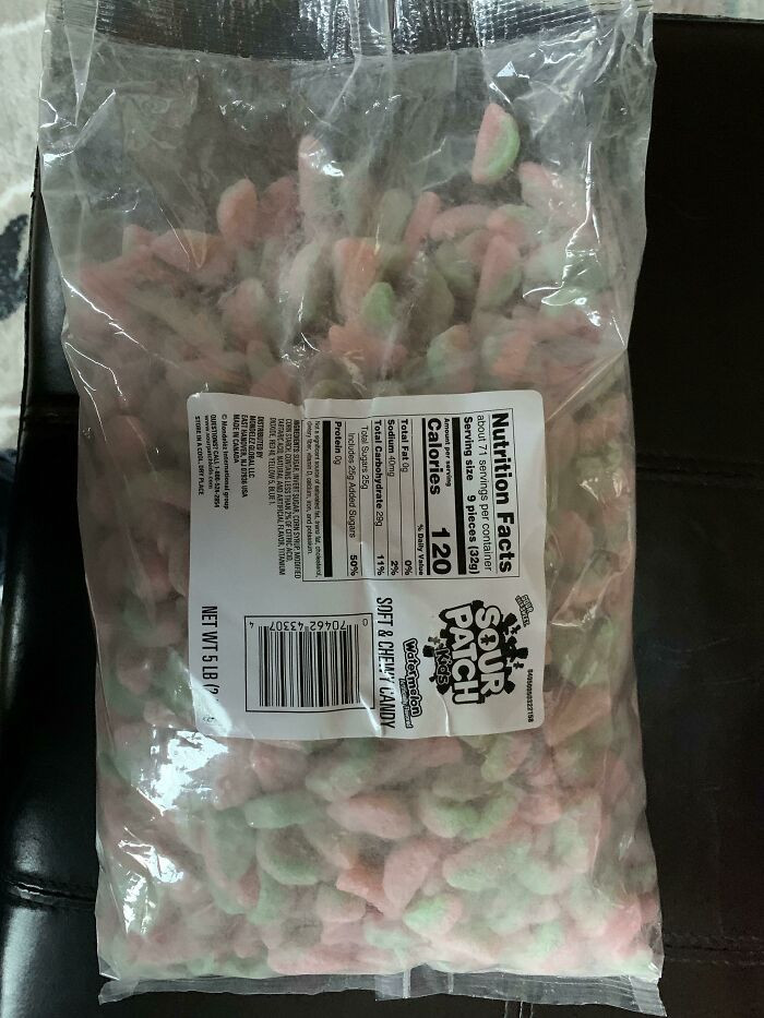 46. Wanted sour patch watermelon in my Reddit gifts info, and here it is...