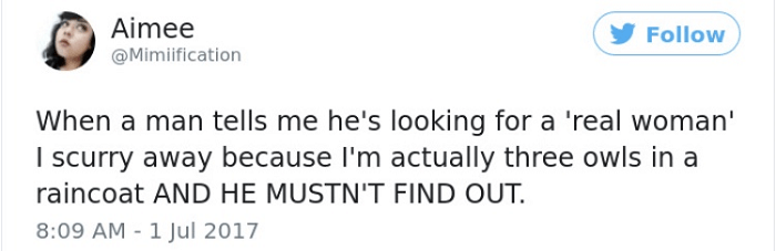 54. I'm just delighted to discover it's not just me.