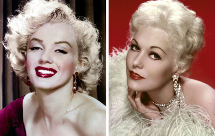 Marilyn and Kim Novak