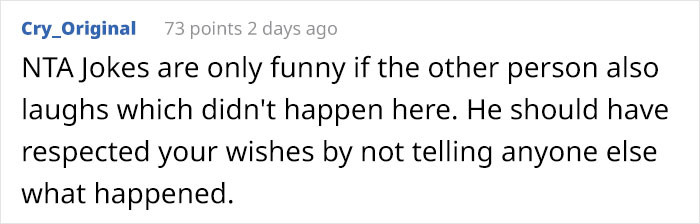 Yes, he should have...