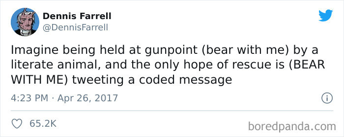 27. You all should bear with him