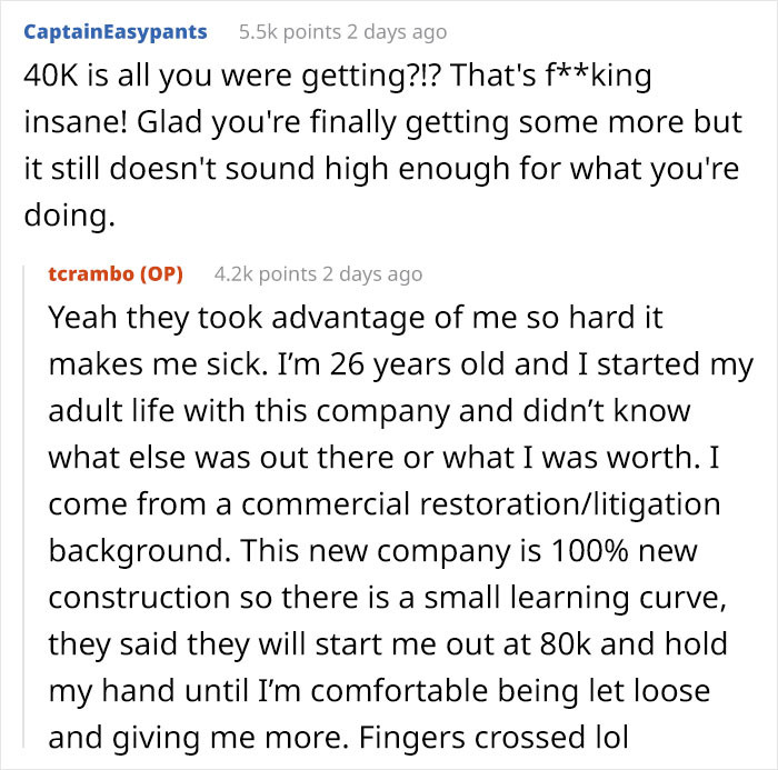 u/tcrambo was more than happy to engage with the influx of commenters