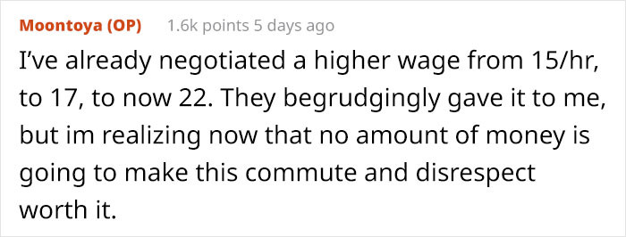 OP Got a Good Raise, but No Amount of Money Is Worth It...