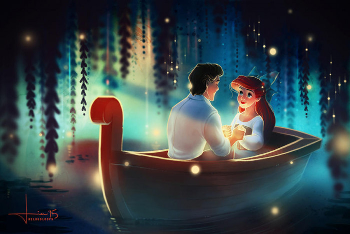 2. Eric & Ariel from The Little Mermaid