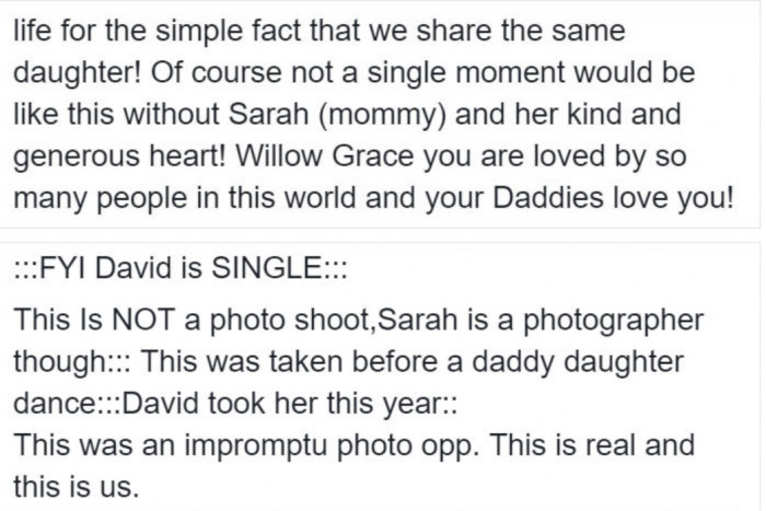 Ladies... David IS single!