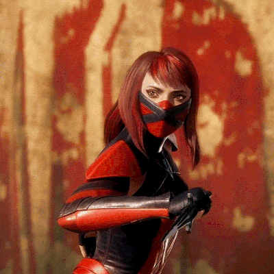 5. Skarlet possesses powers based around her control of blood, she fights for Outworld emperor Shao Kahn.