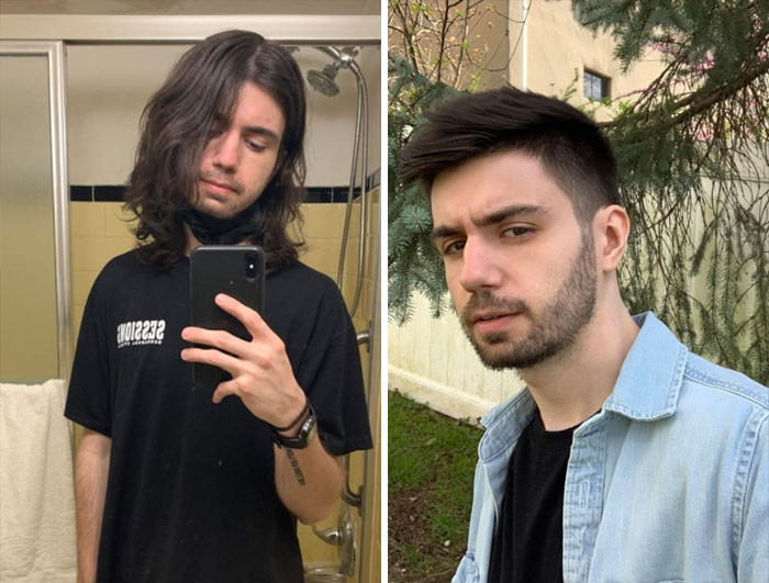 5. A year and six months of hair growth gone