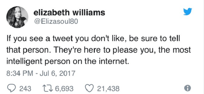 53. You know how it goes, some people cannot shut up.